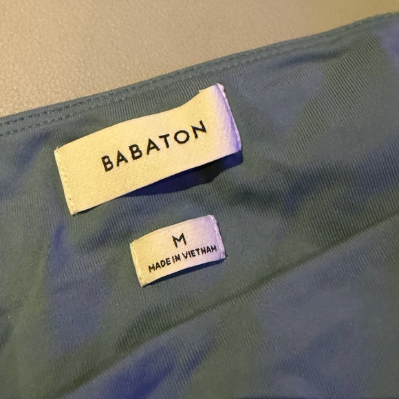 Aritzia Babaton Contour Square Neck Bodysuit Blue - Picture 2 of 2